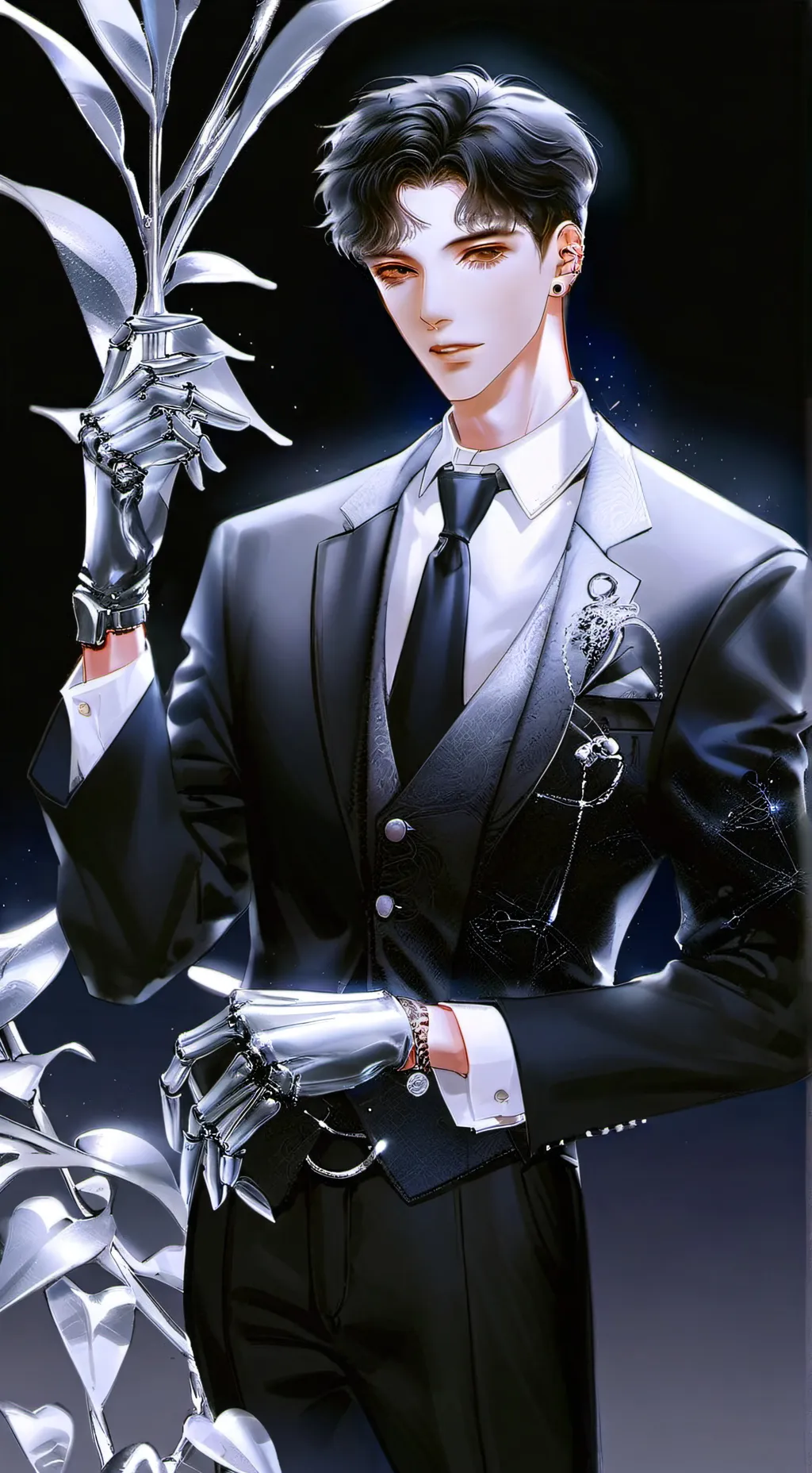 ai character: calub  background