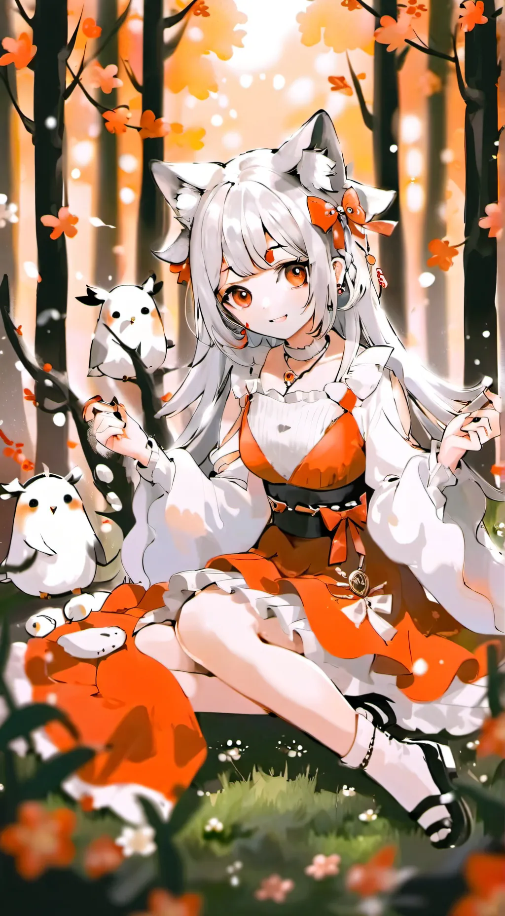 ai character: Moonberry background