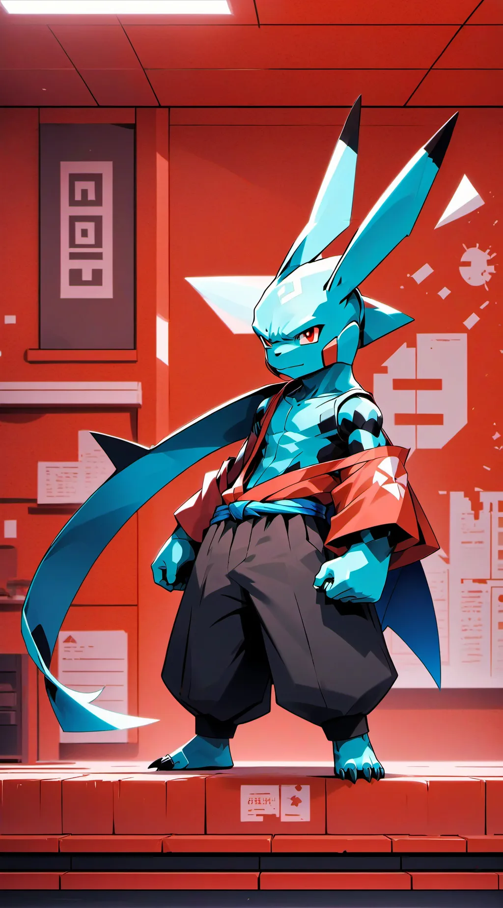 ai character: dia haikl background