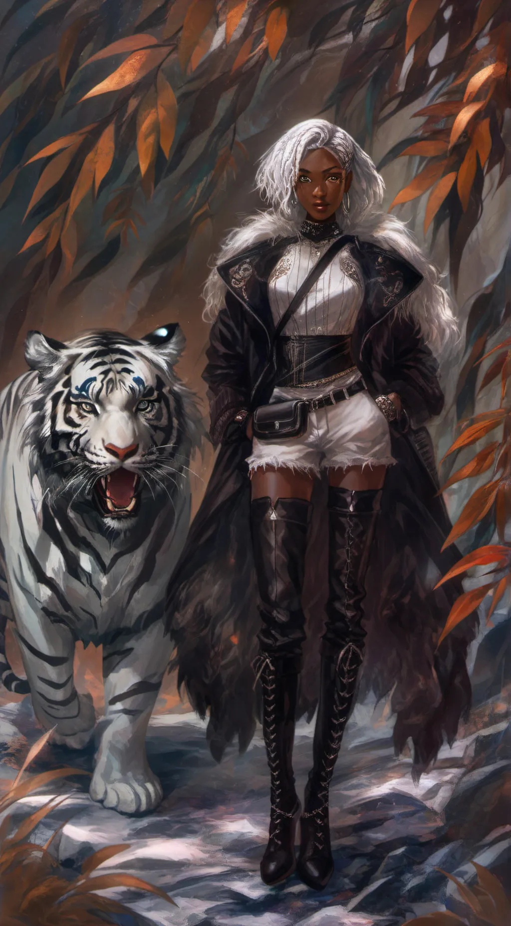 ai character: Royal Tigress🐯 background