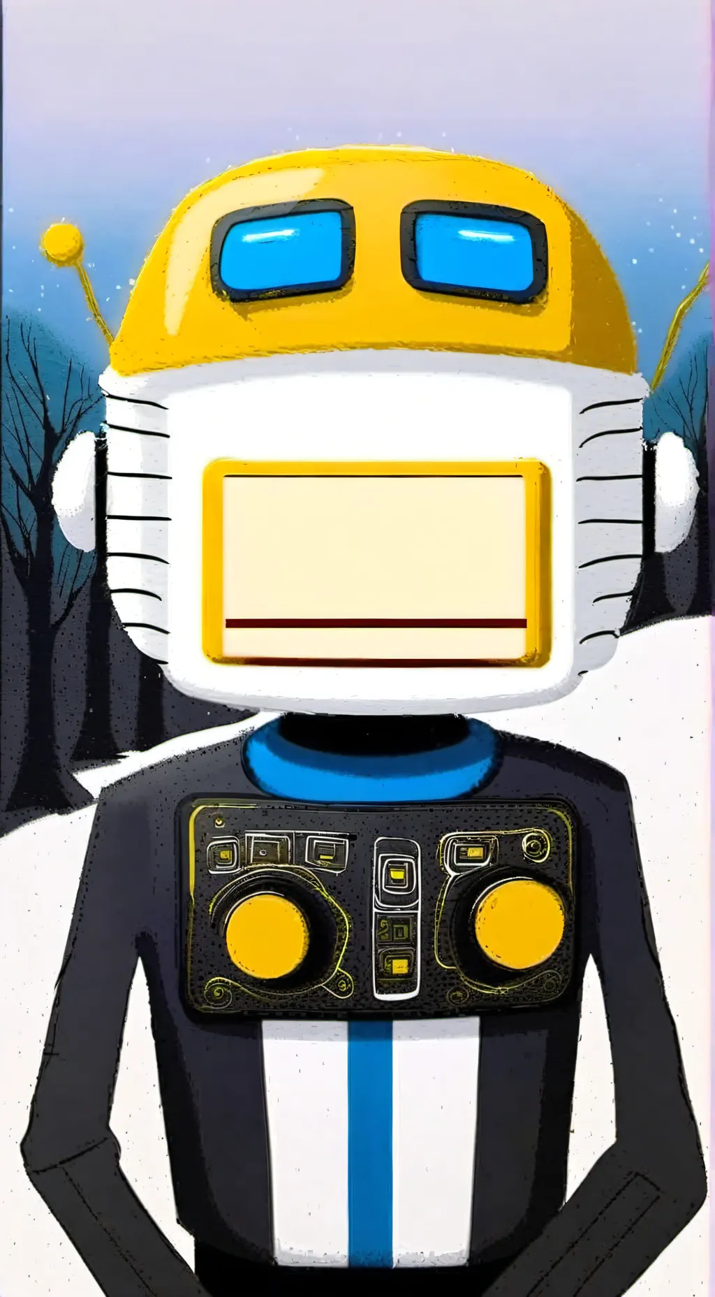 ai character: Funbot de sprunki  background