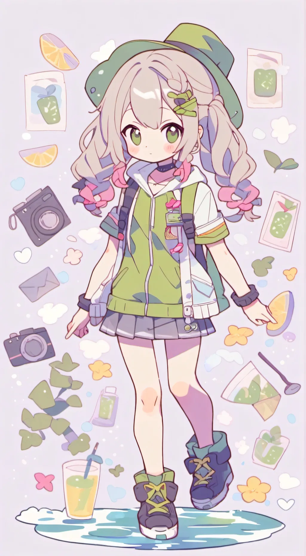 ai character: Mha Vacances !!✨️🩷 background