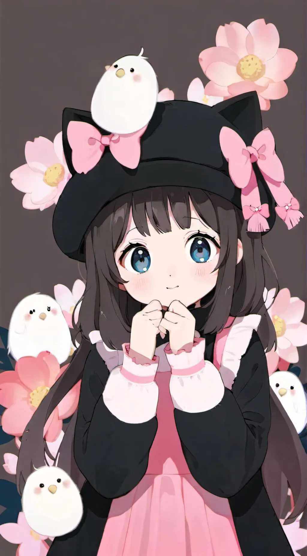 ai character: meow  background