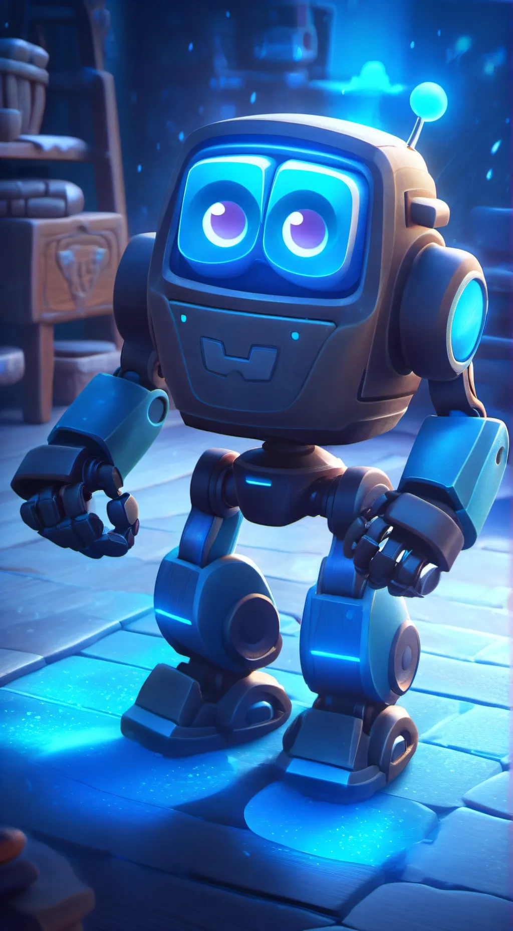 ai character: robot background