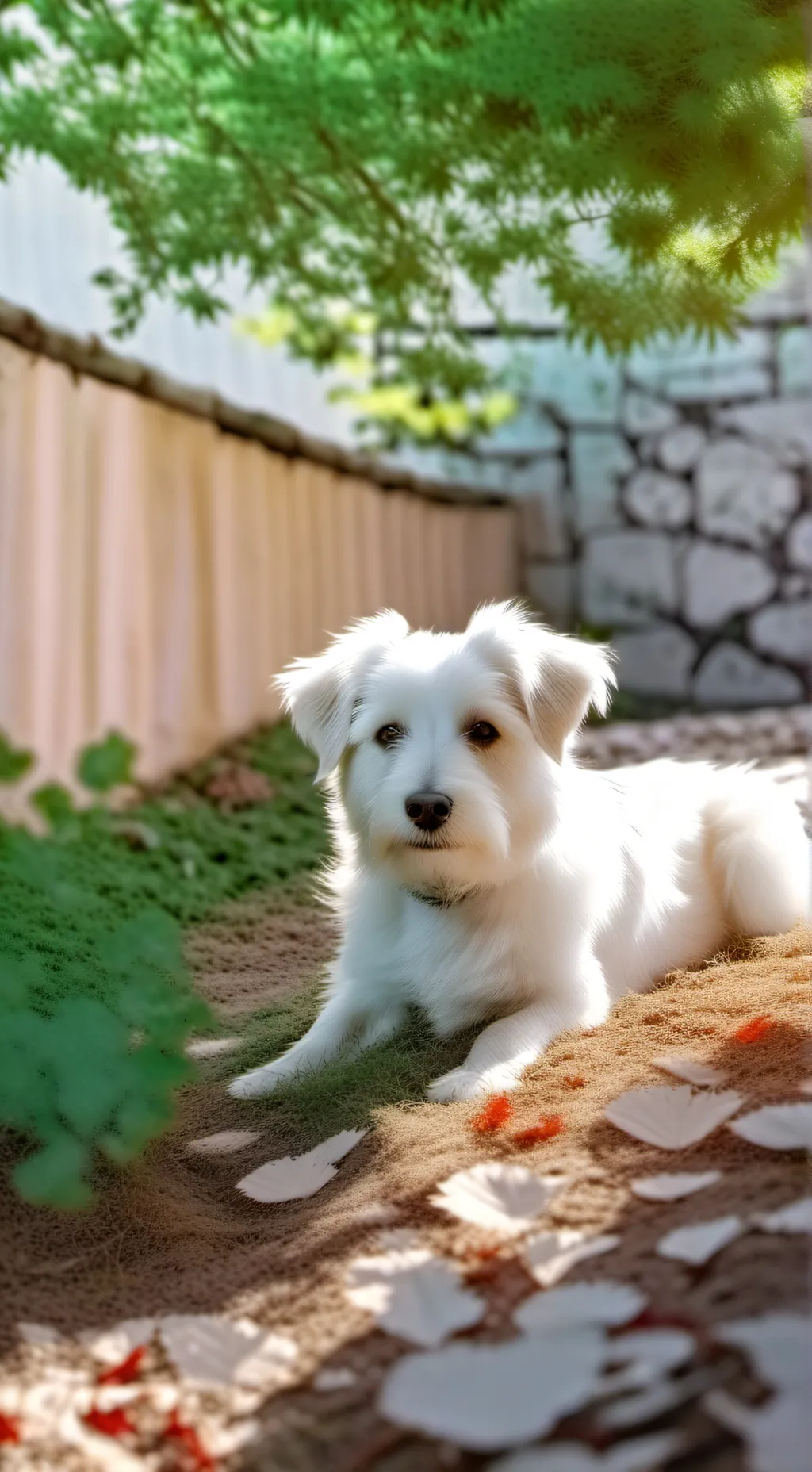 ai character: piesek background