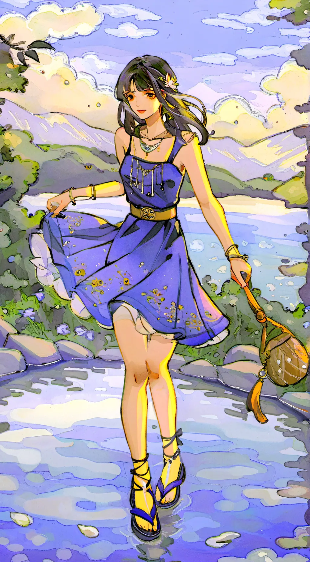 ai character: Bella background