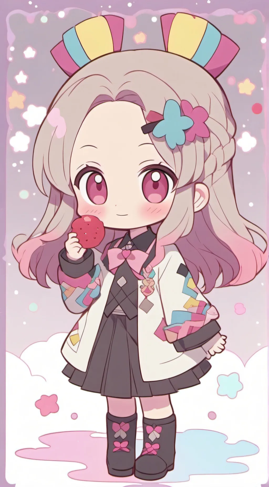 ai character: Tbhk bebés background