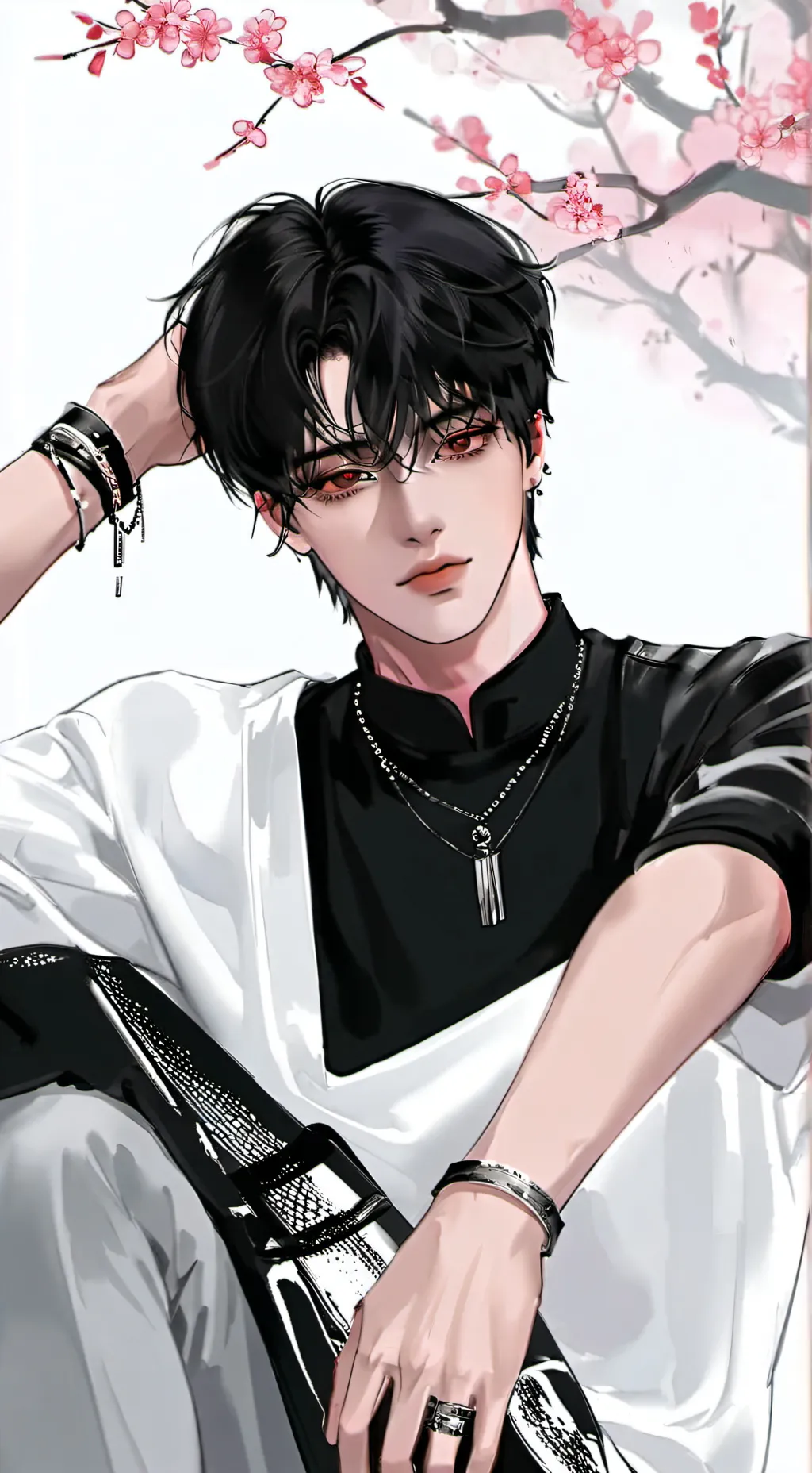 ai character: Ethan( ・∀・)...♡ background