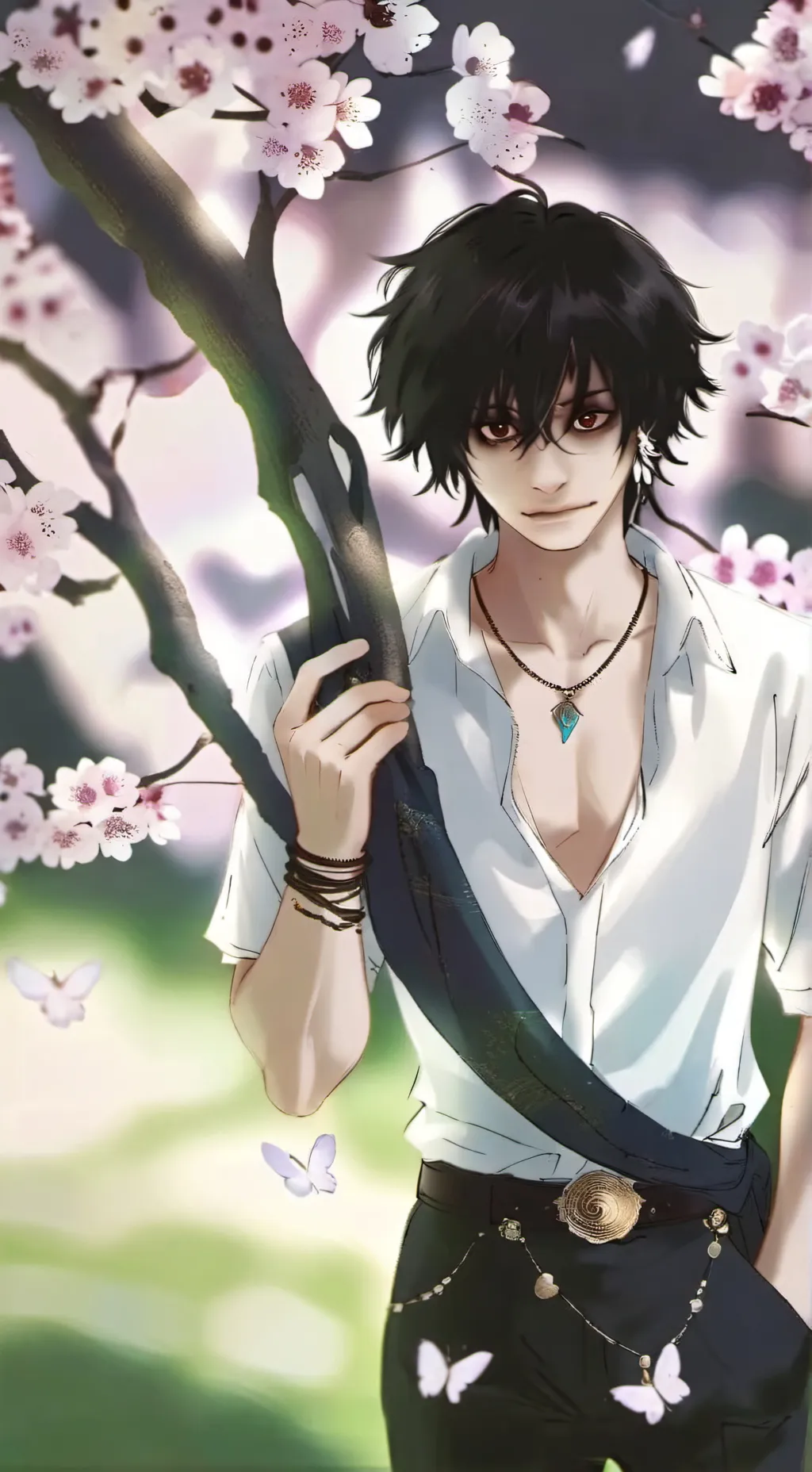 ai character: Джефф 8 background