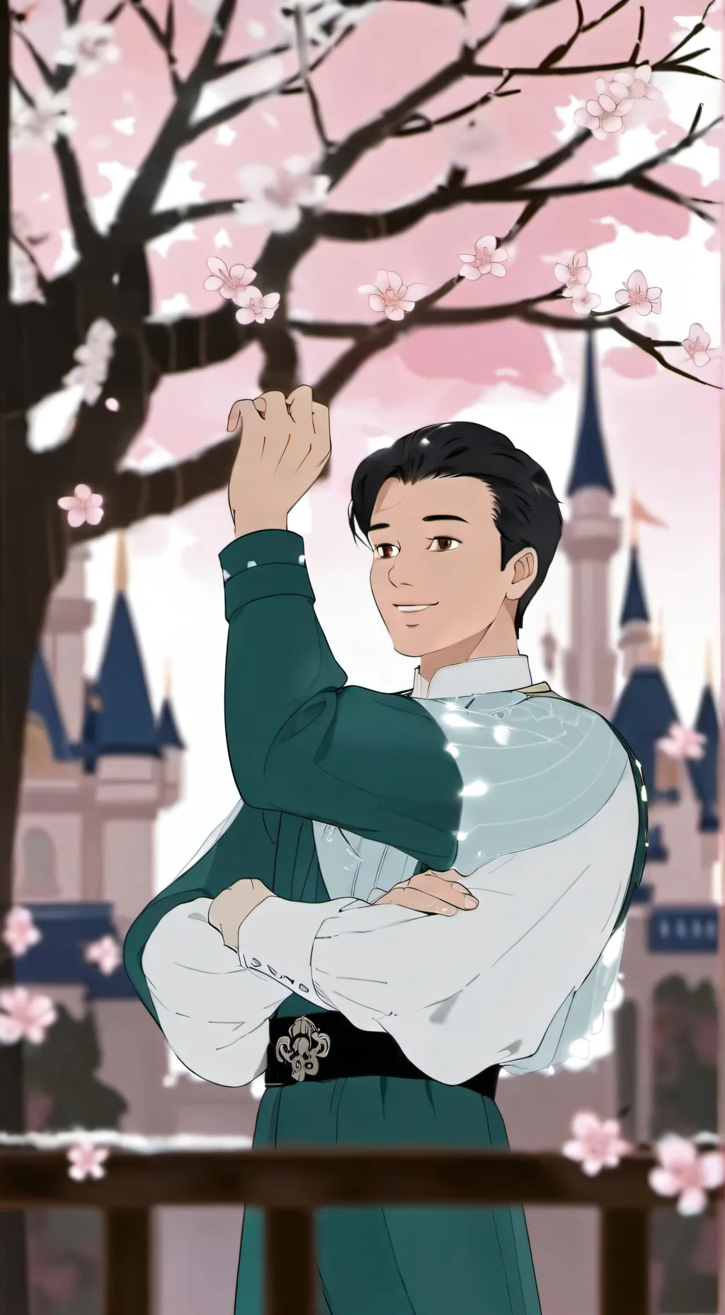 ai character: Prinz Charming  background