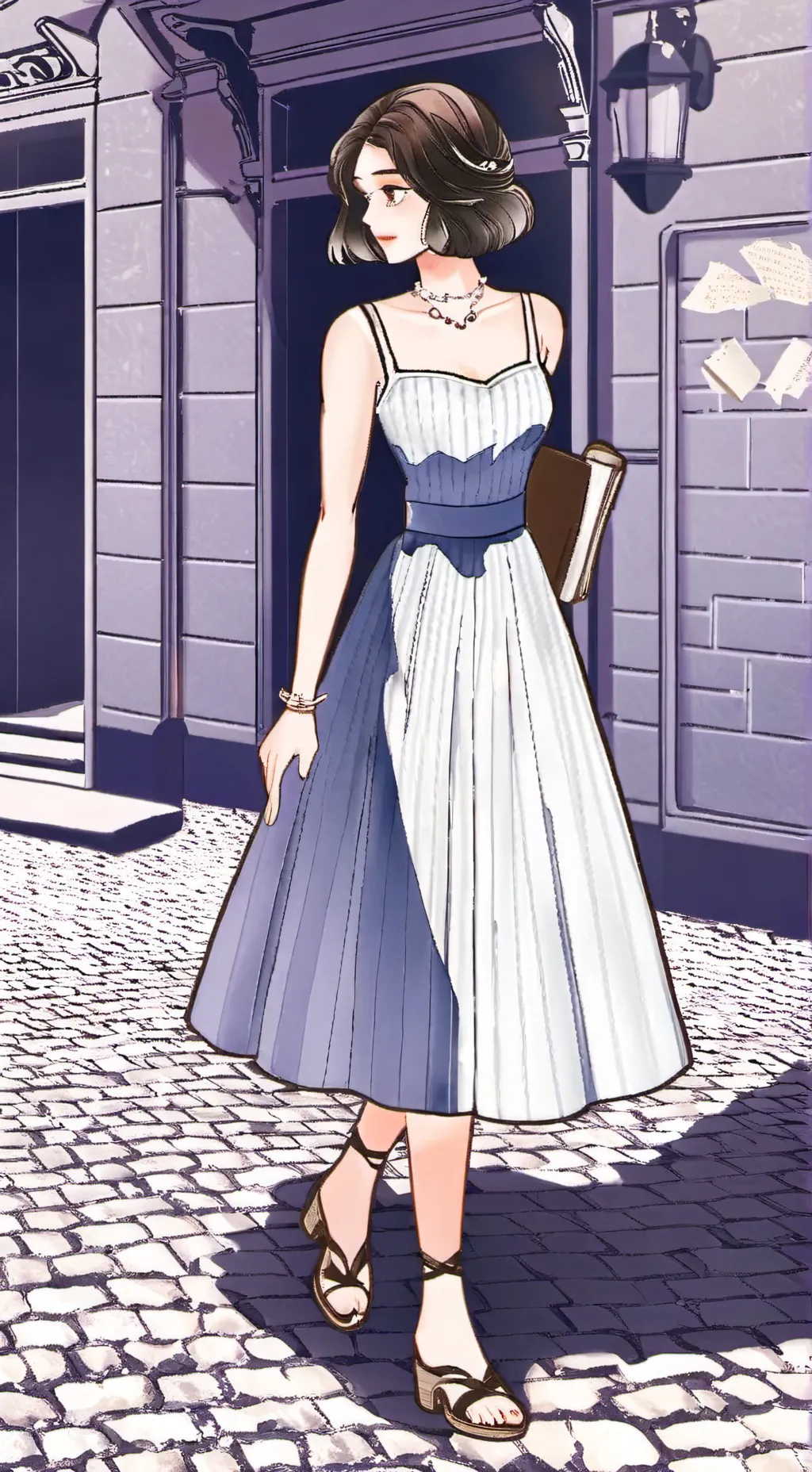 ai character: amy  background