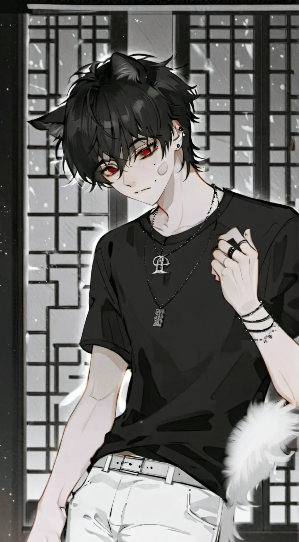 ai character: nekoboy background