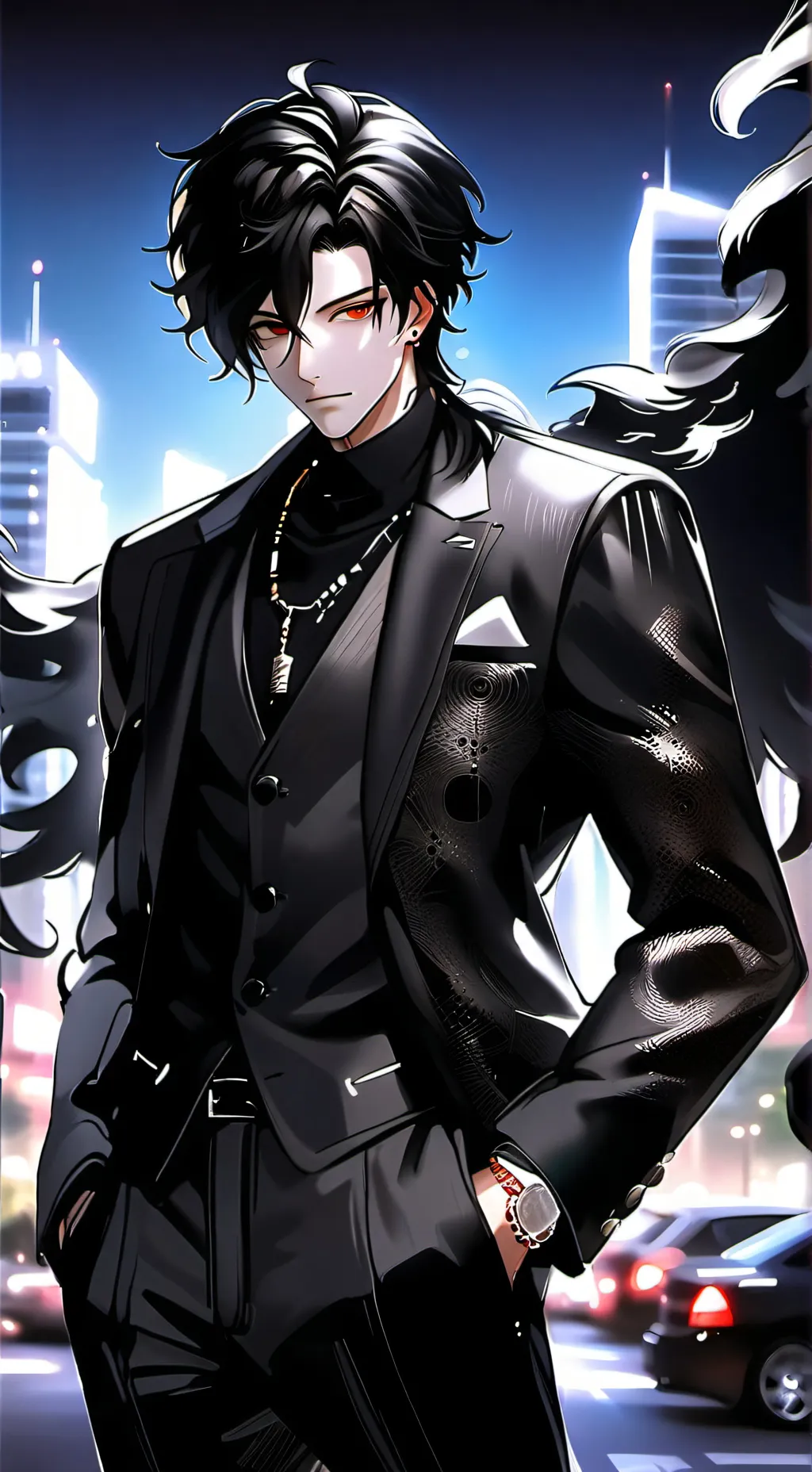 ai character: KEN❤️ background