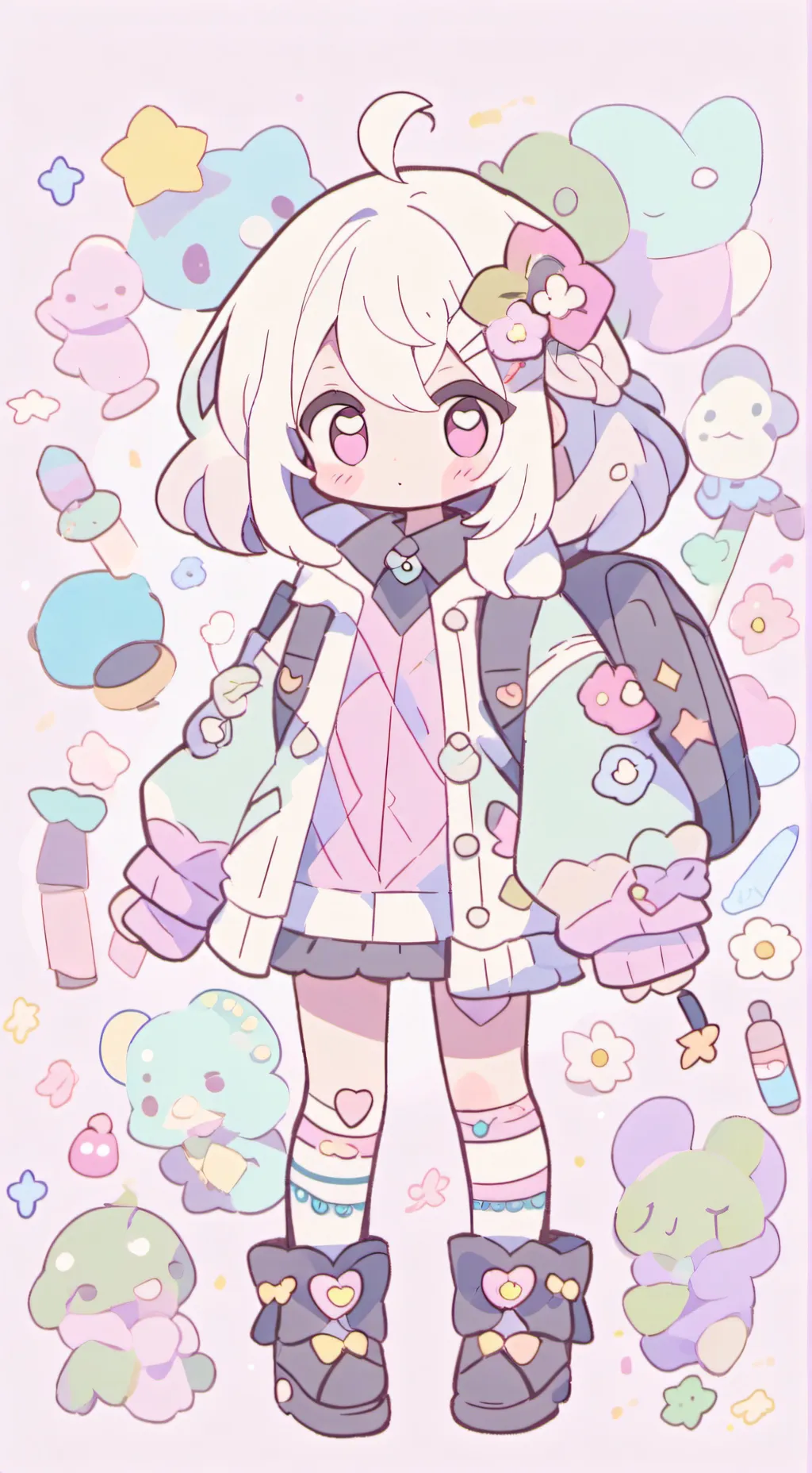 ai character: Sprout hates cosmo background