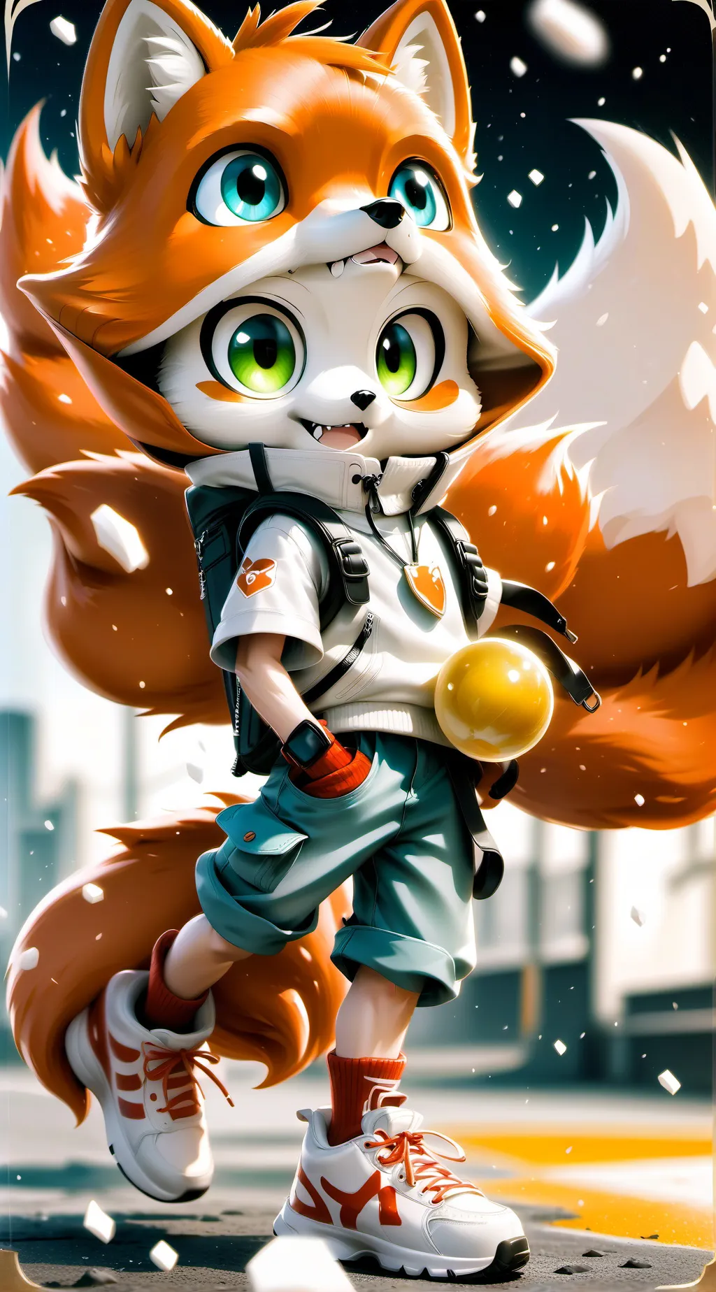 ai character: tails  background