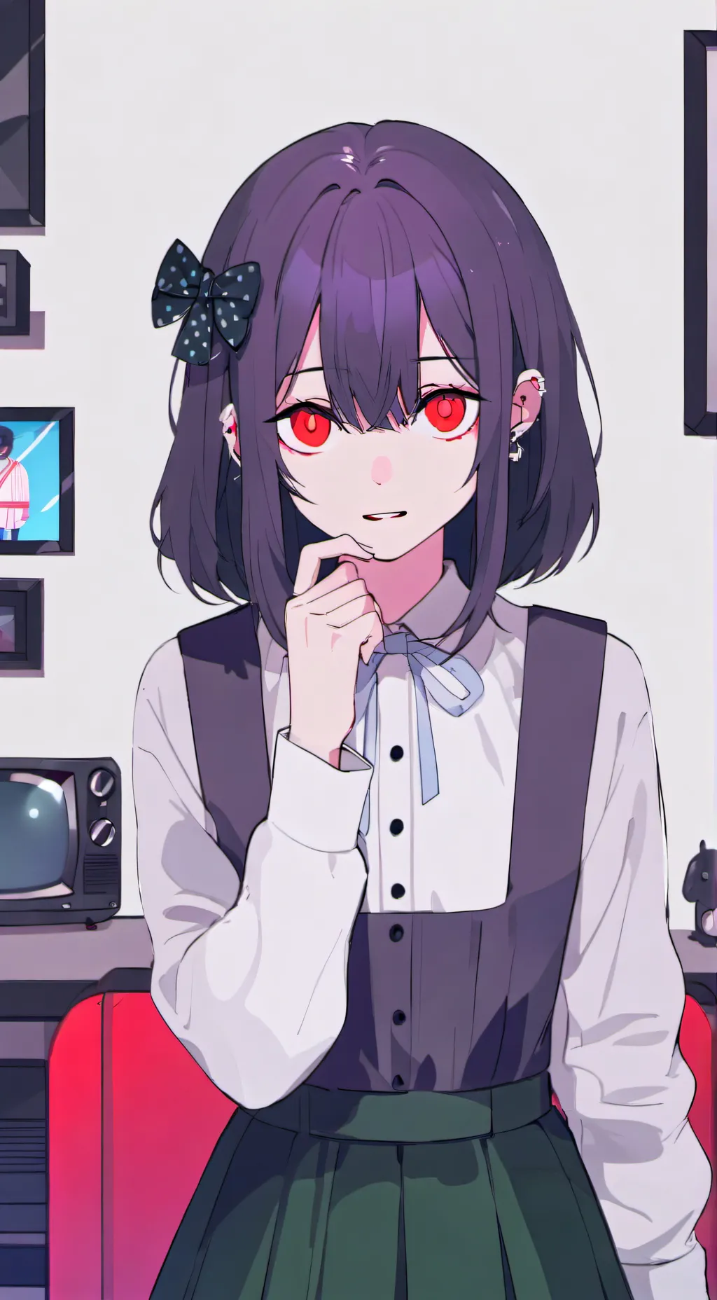 ai character: mha sleepover background