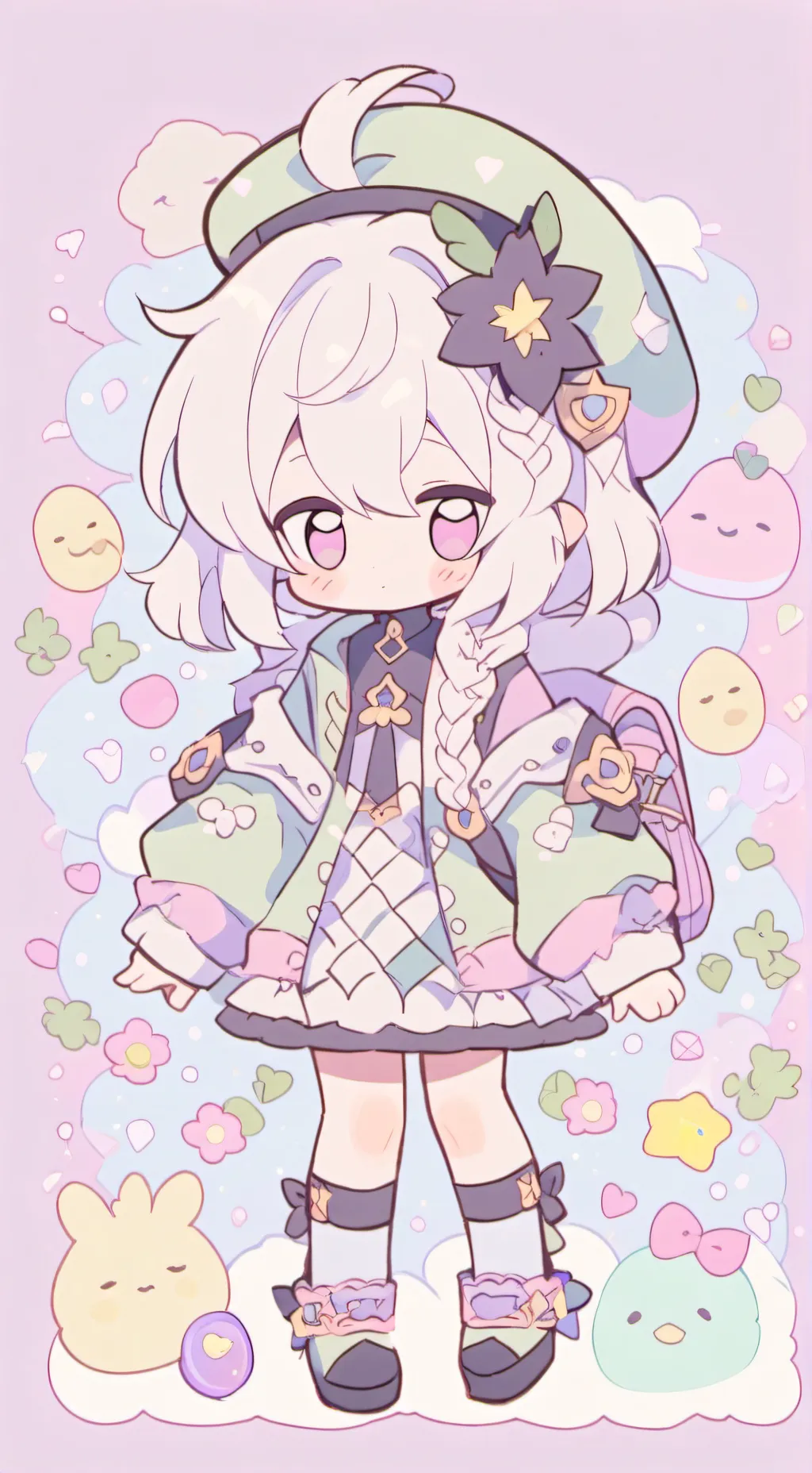 ai character: 💞Ксюша💞 background