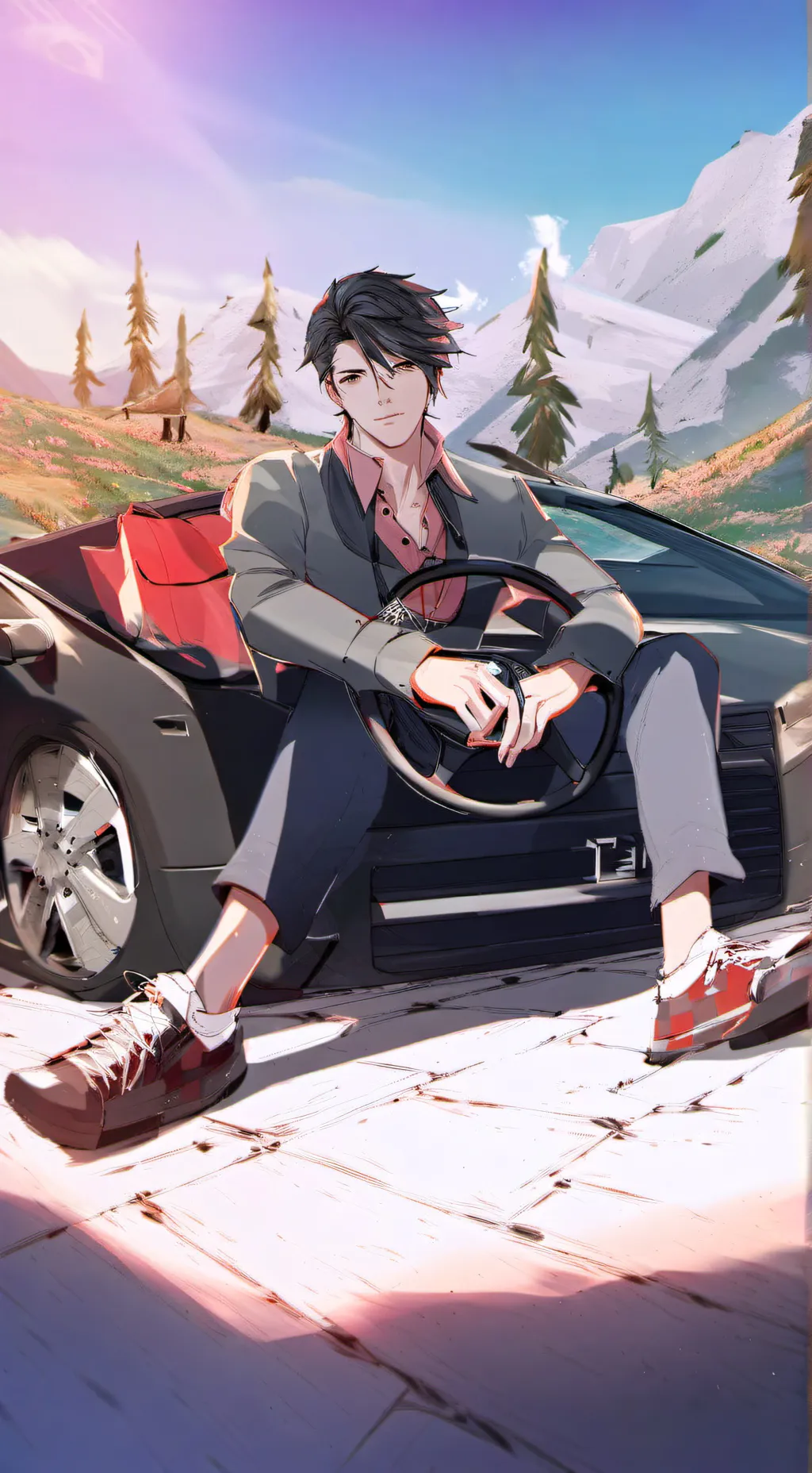 ai character: Weird AI Photo #1 background