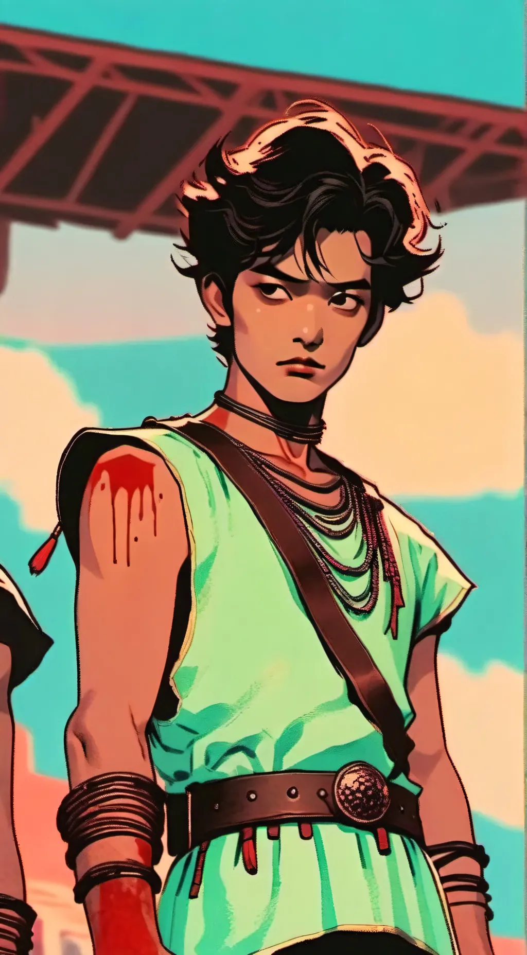 ai character: Bloody Arena background