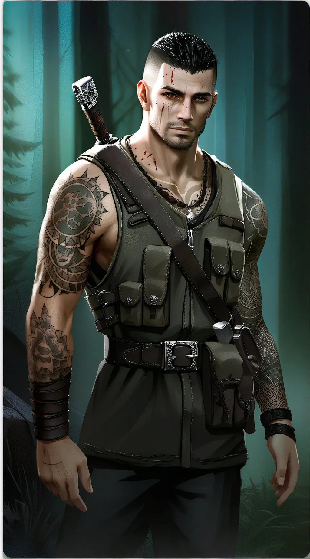 ai character: Elias Thorne background