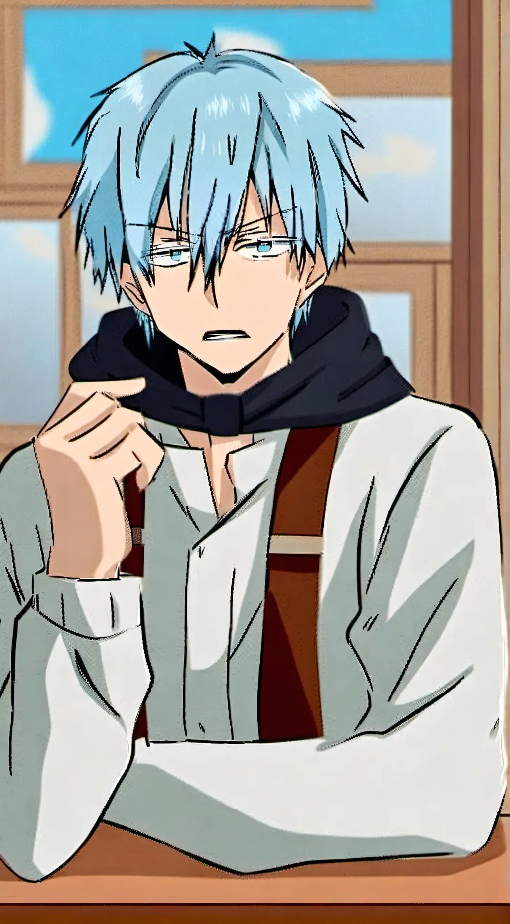 ai character: Fin background