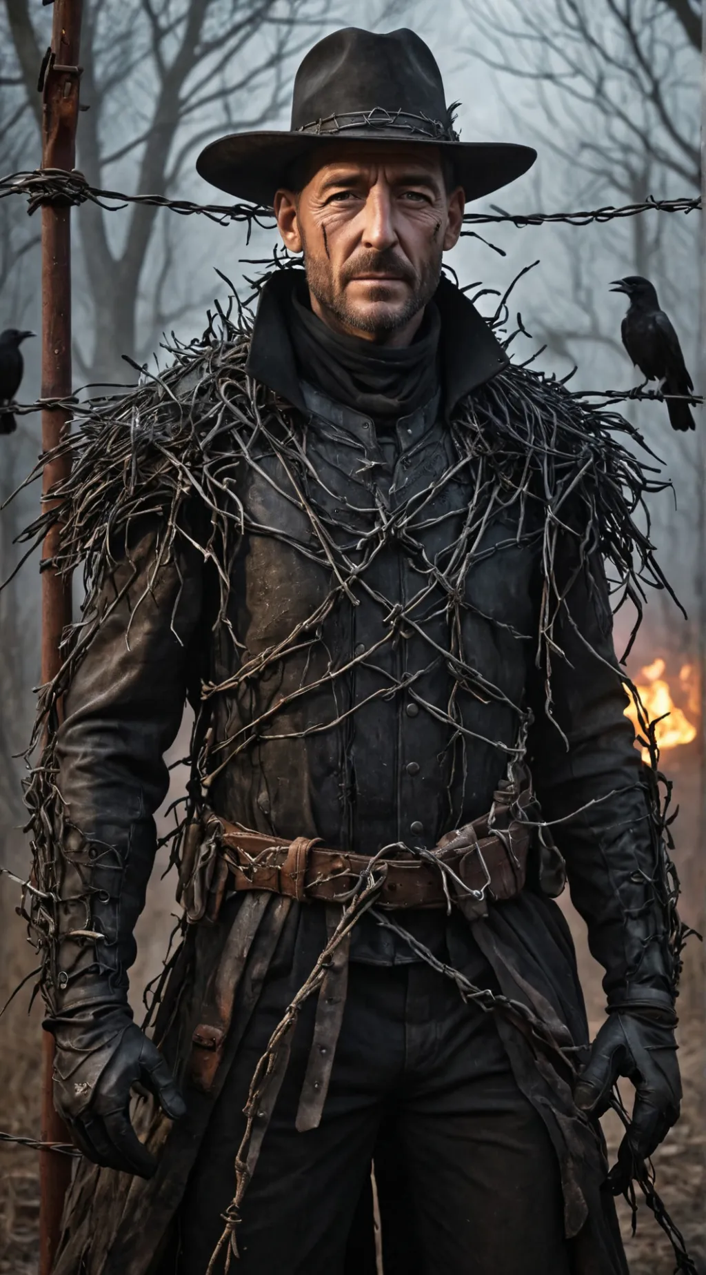 ai character: Clyde Ravencrow background