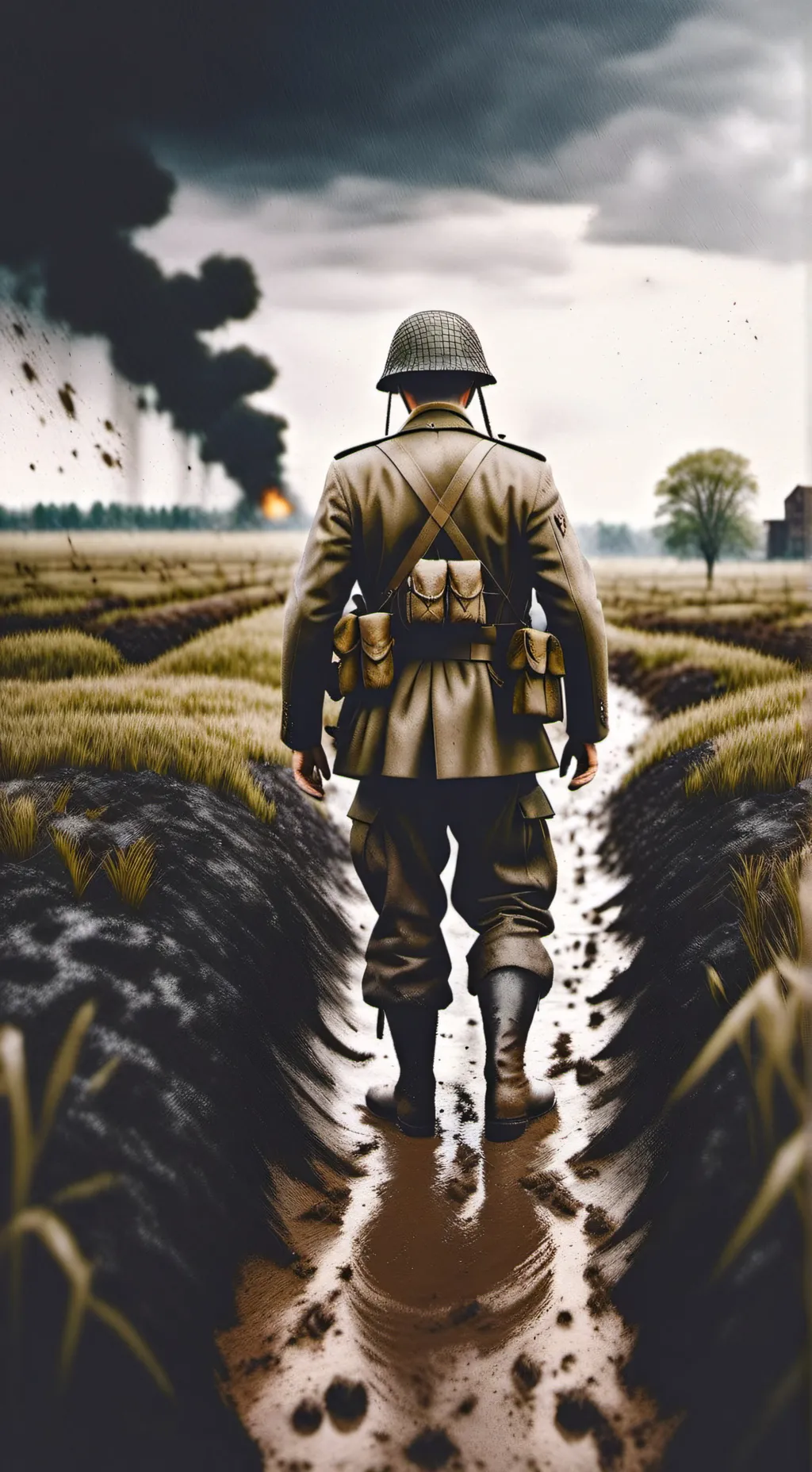 ai character: WW2 Soldiers background