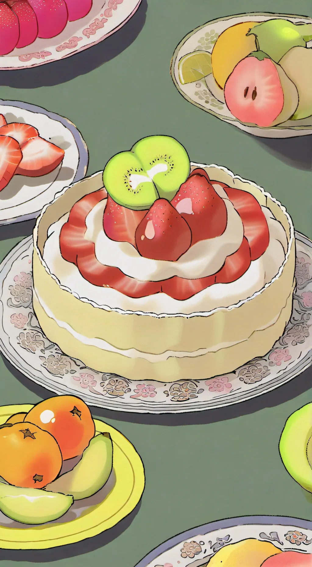 ai character: Fruitcake agnst?.. background