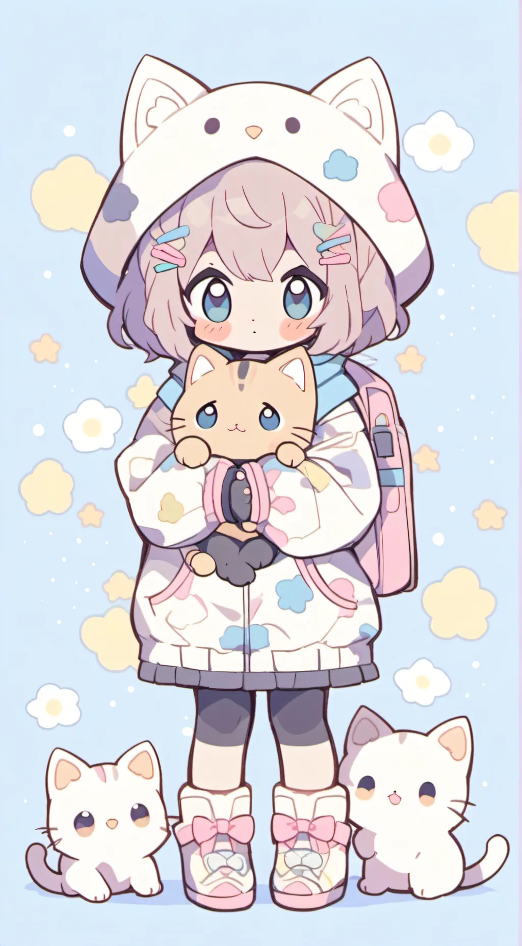 ai character: Arii  background