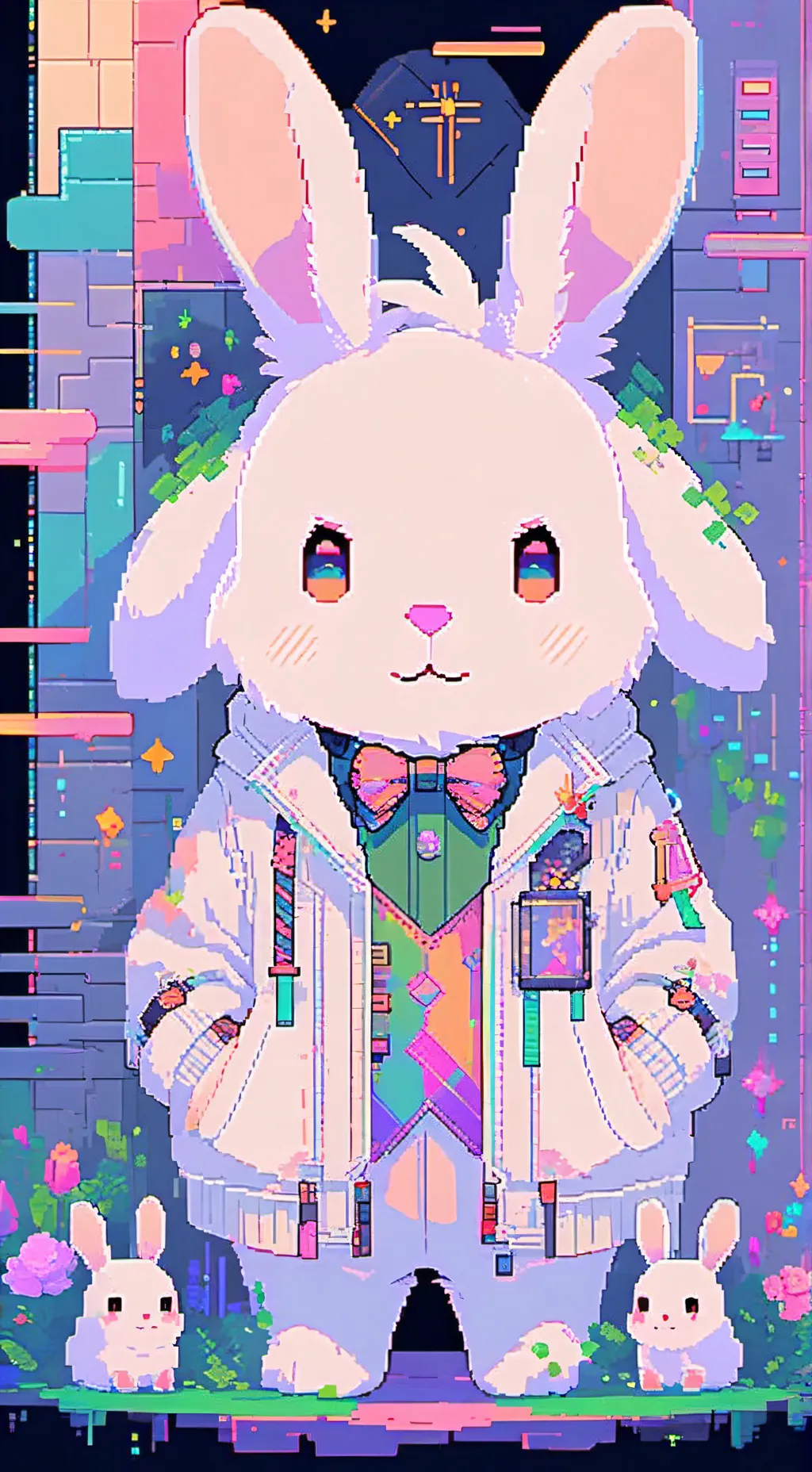ai character: bunny background