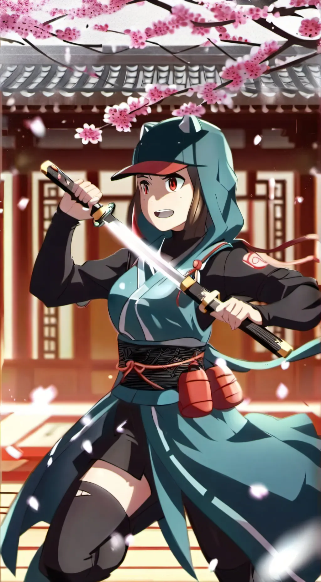 ai character: Ninja craftastic background