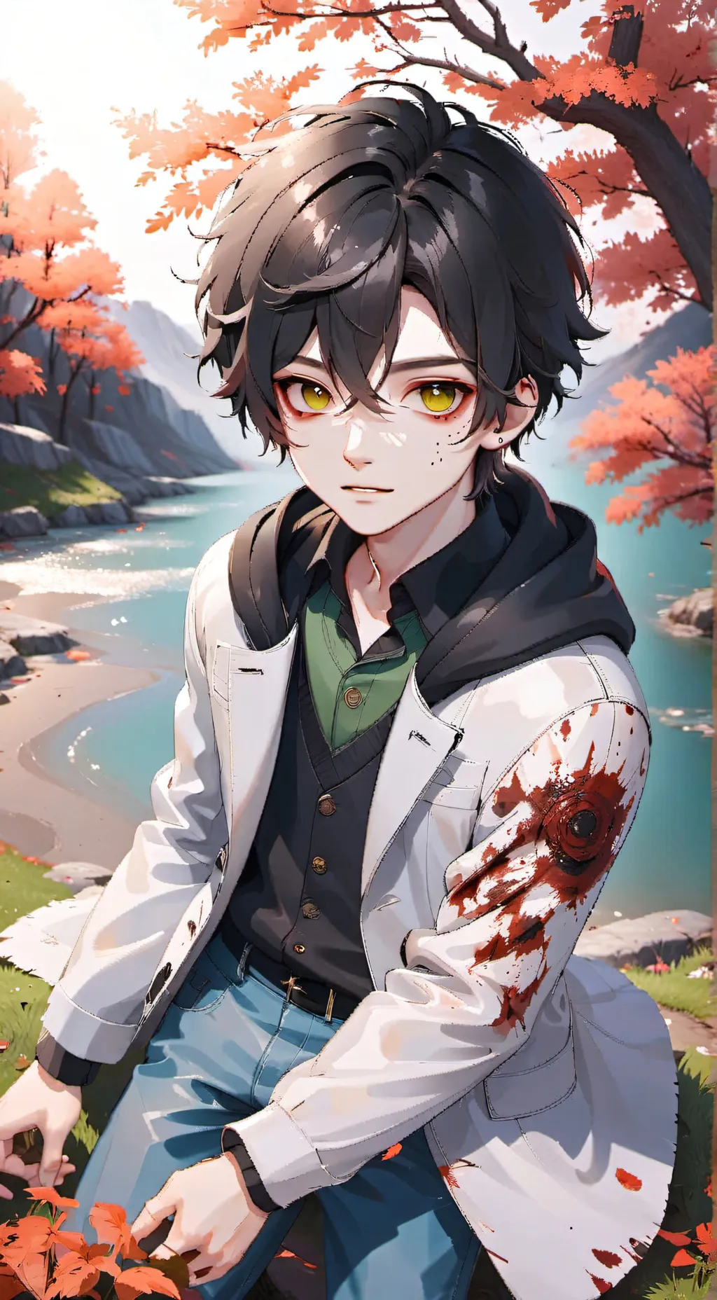 ai character: Kevin  background