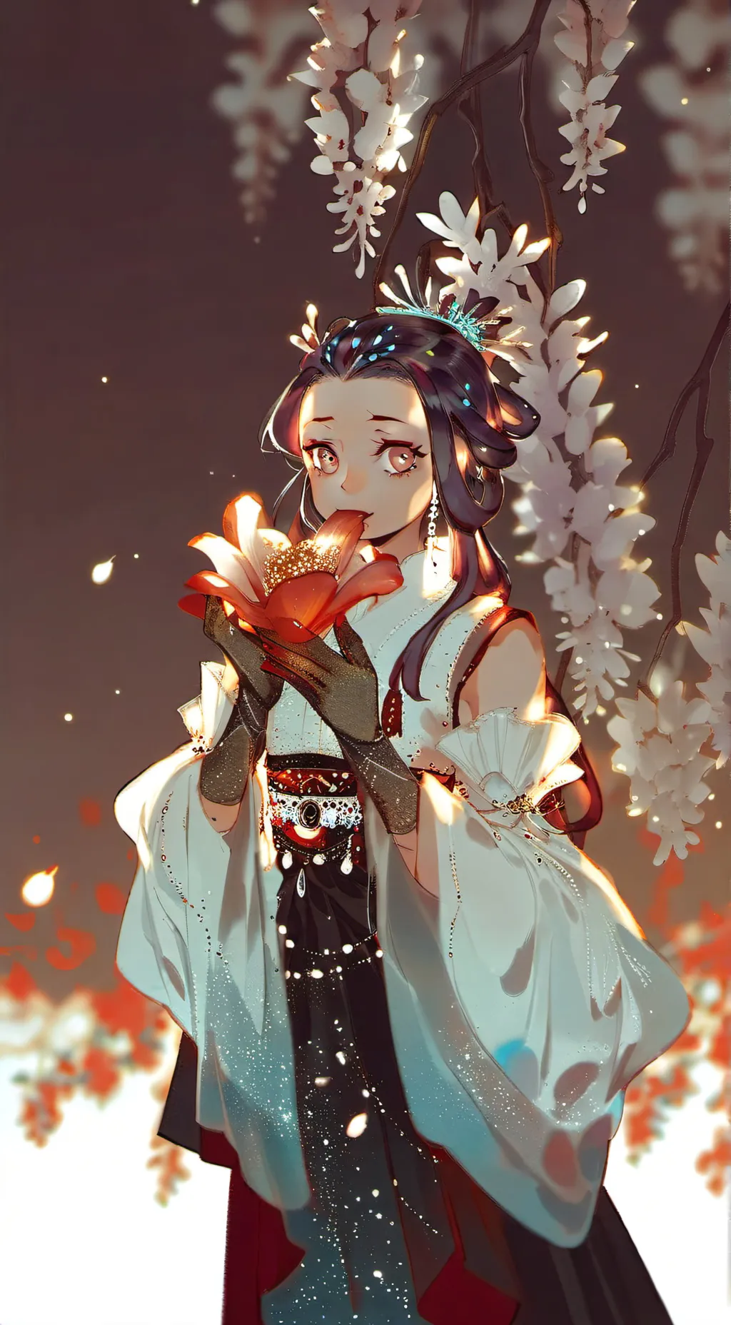 ai character: Nezuko fr background