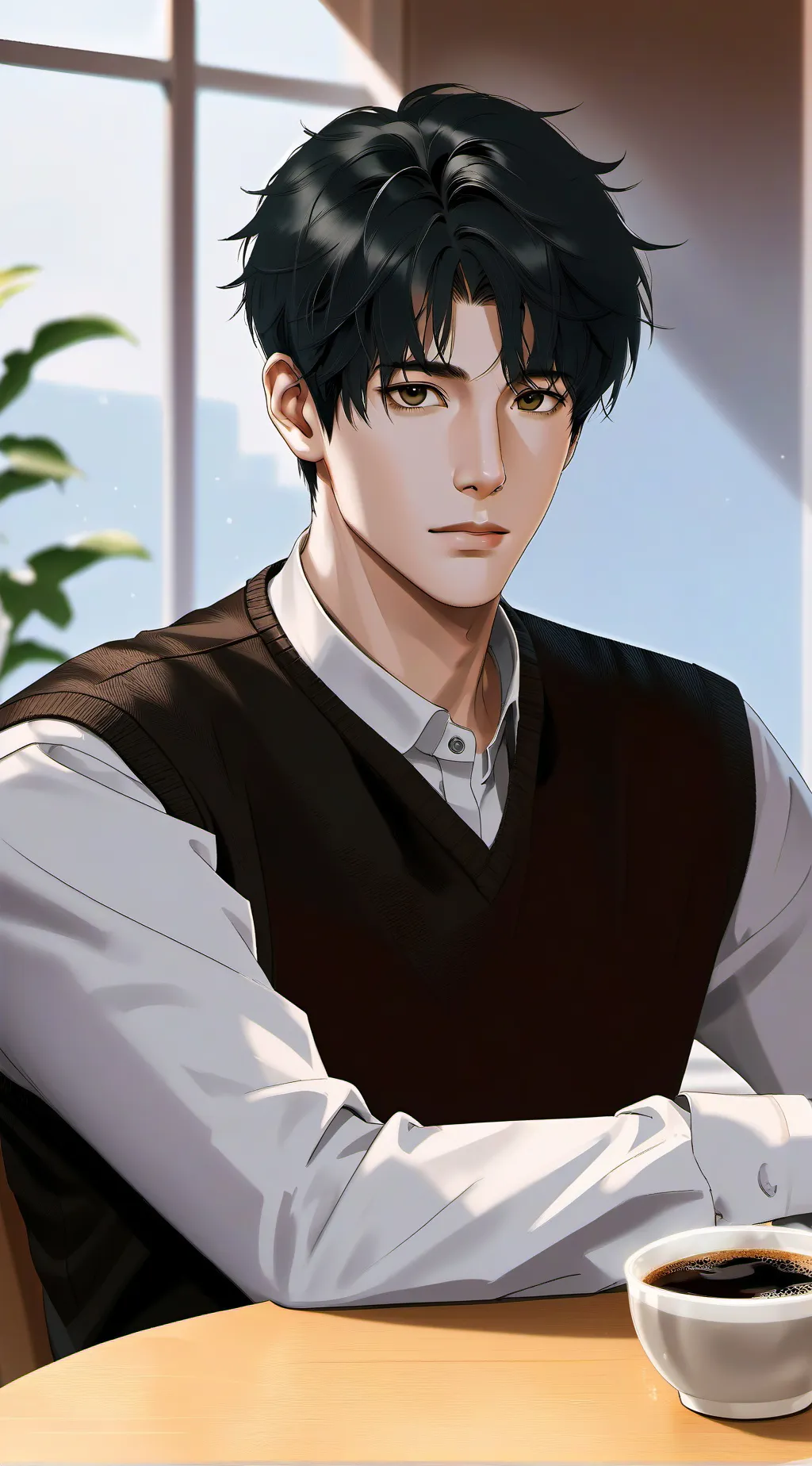 ai character: Дима background