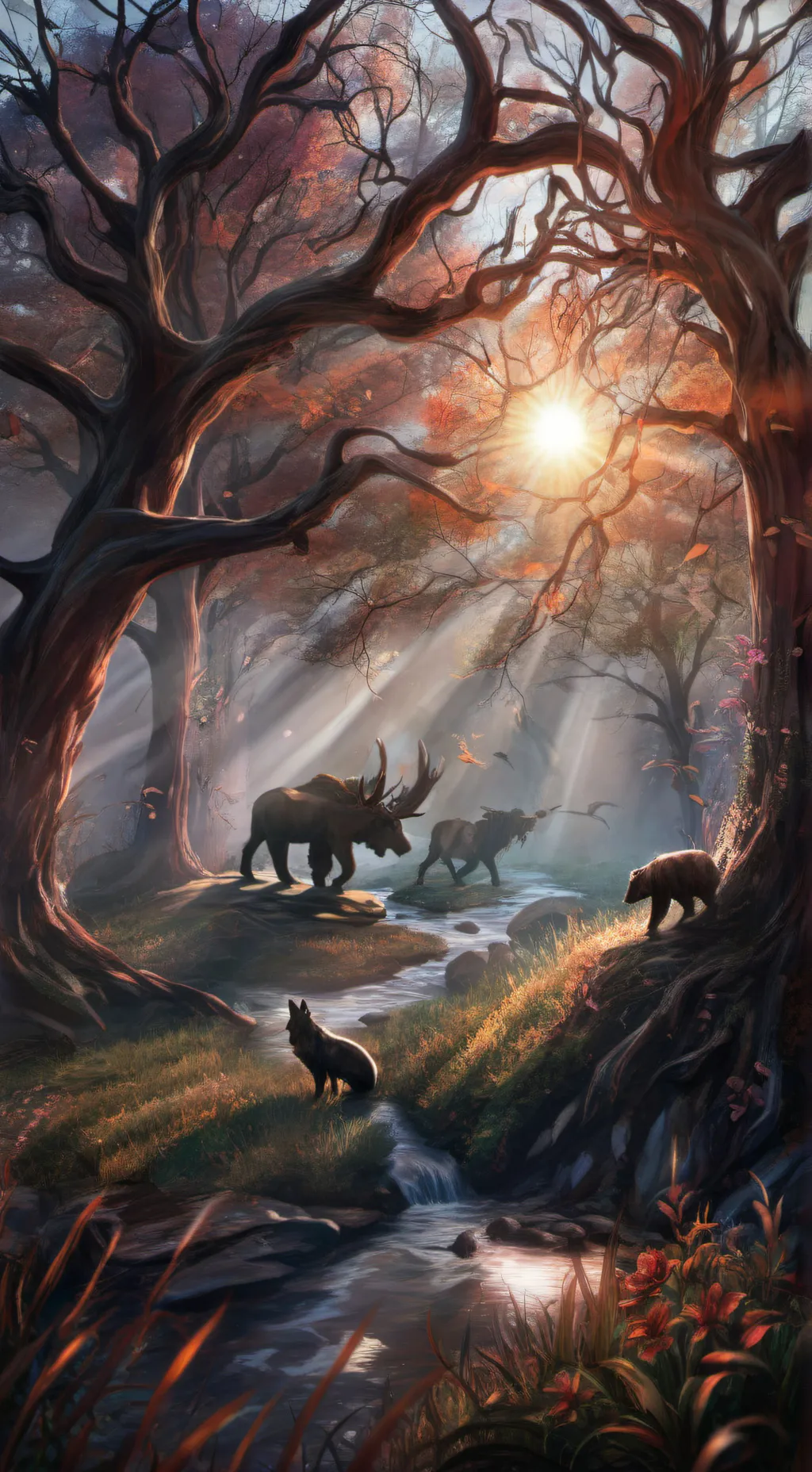 ai character: Sprunki. HATES YOU background