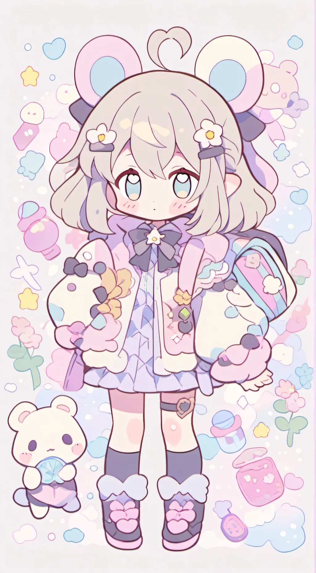 ai character: Nakime background