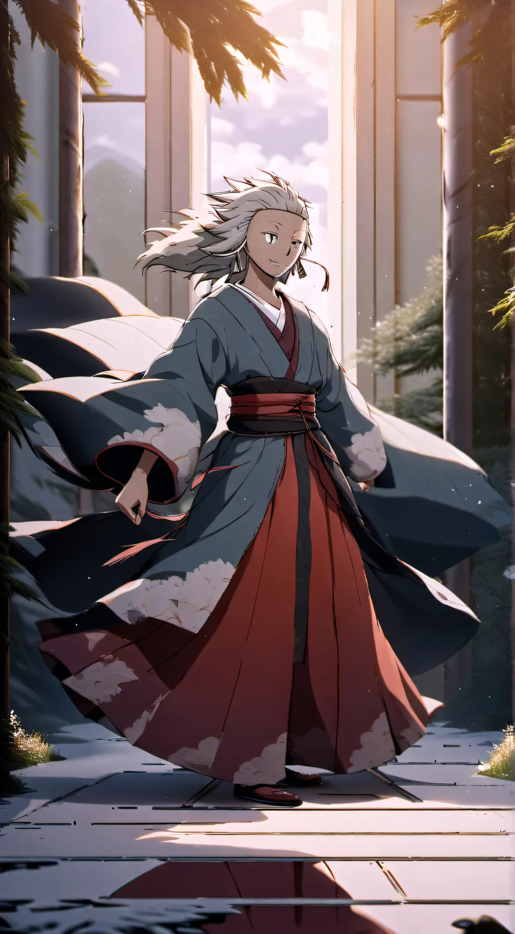 ai character: Gojo infiel background