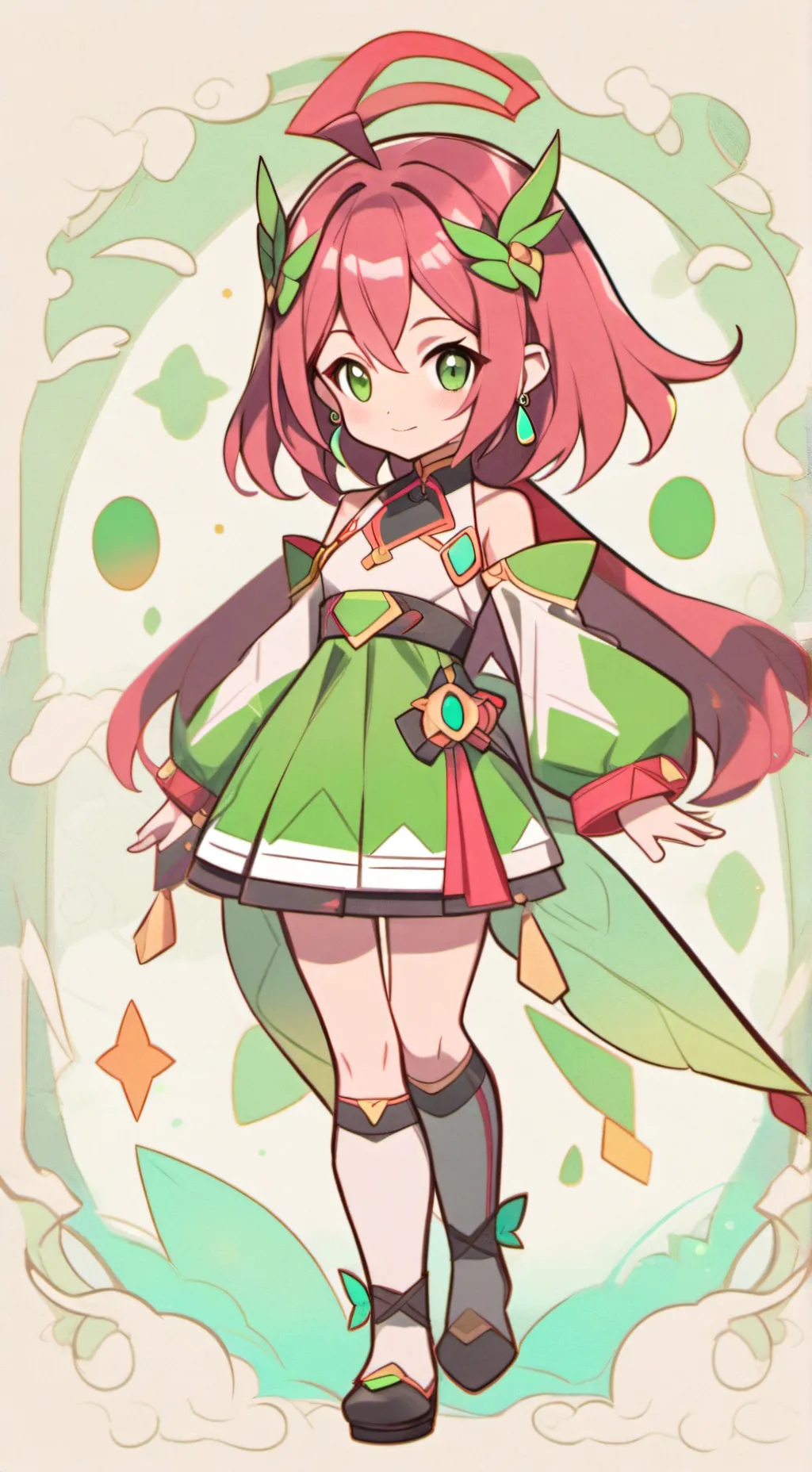 ai character: Pyra JR background