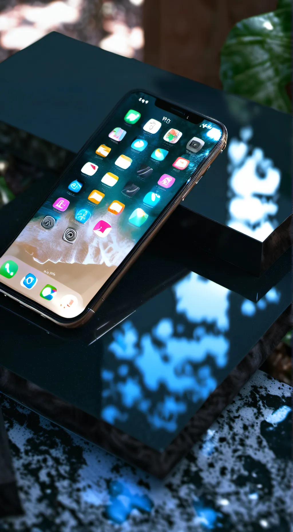 ai character: Iphone 16  background