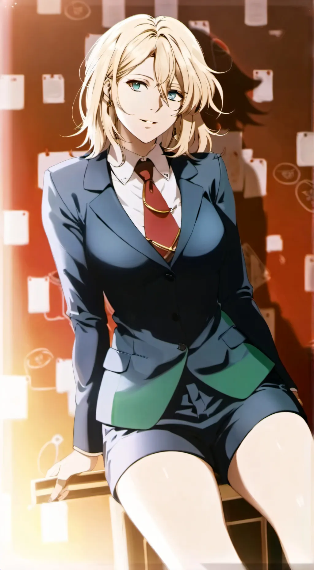 ai character:  Gamer x Softie background