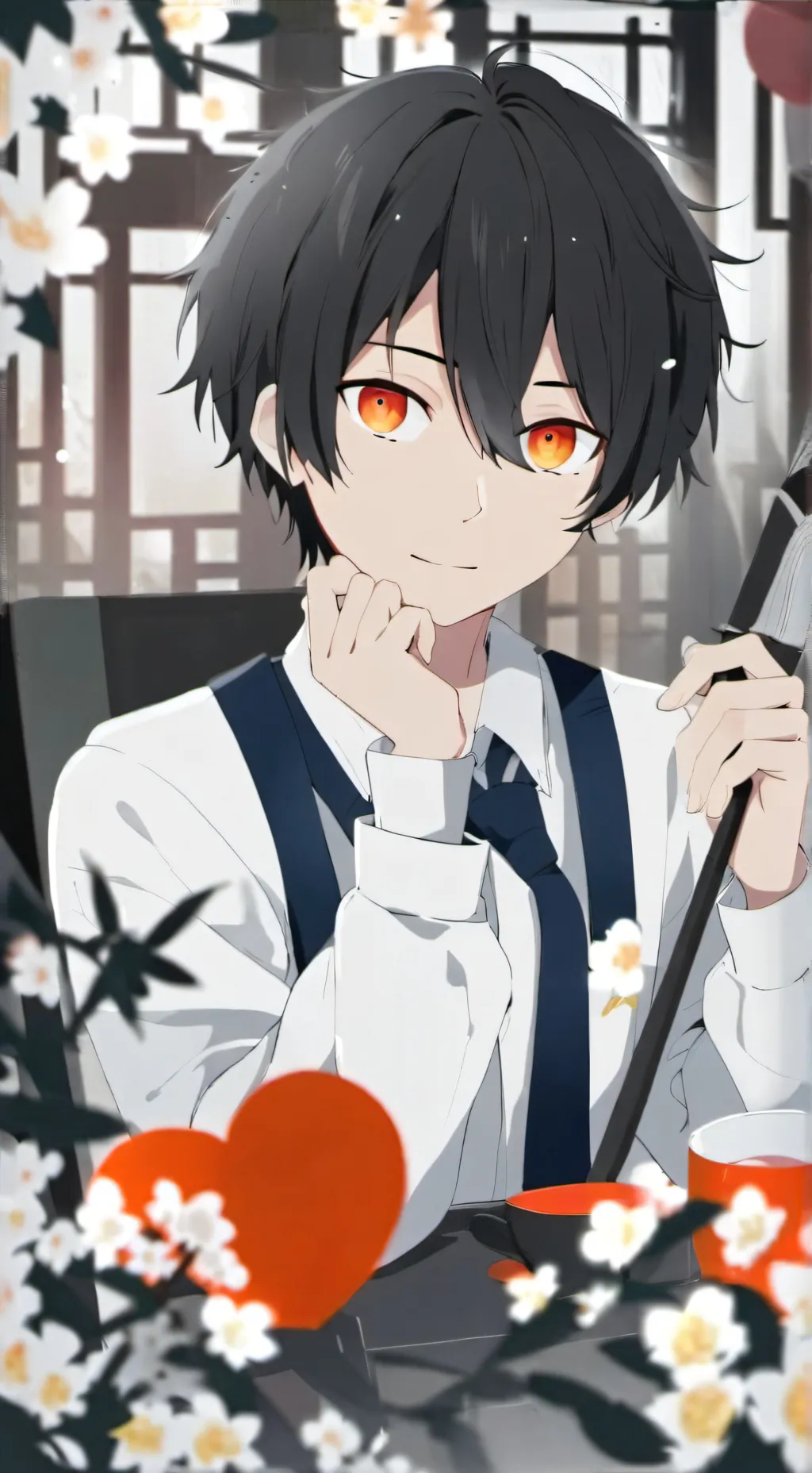 ai character: Mia ambers  background