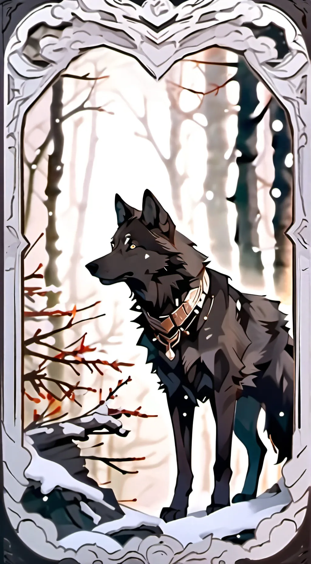 ai character: The Wolf encounter background