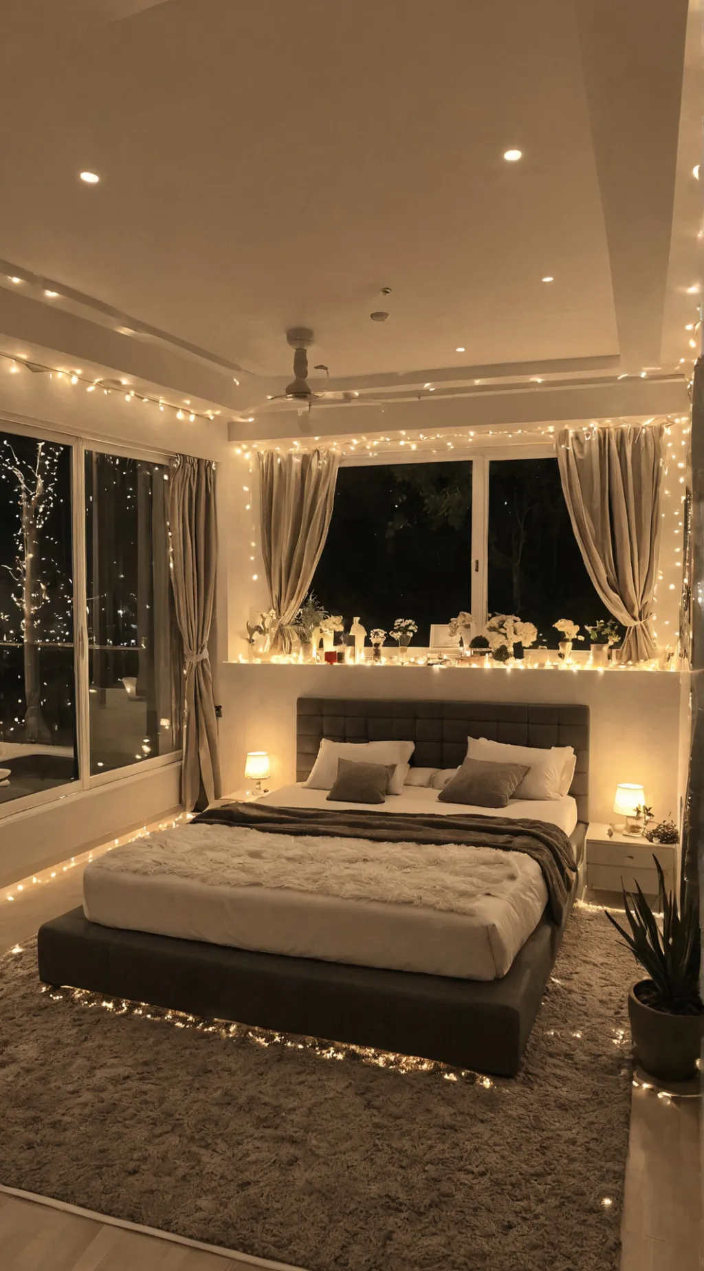 ai character: BTS sleepover background