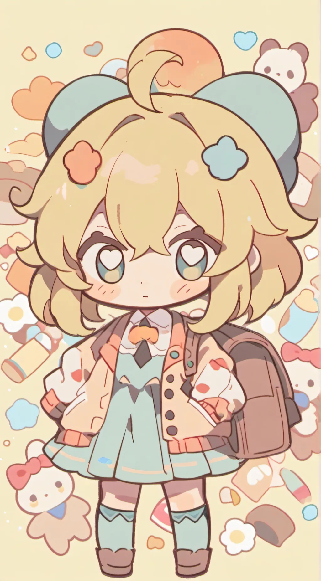 ai character: °~!Vee!~° background