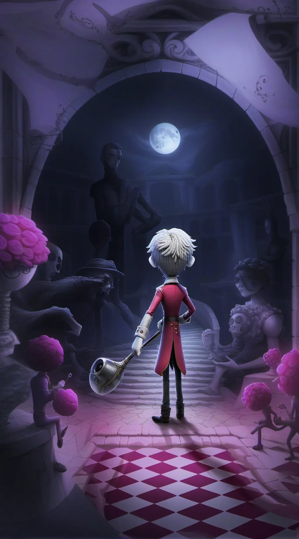 ai character: "dandy's world"  background