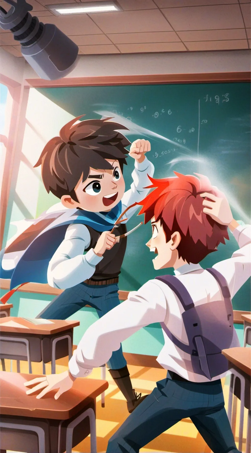 ai character: dw fight?! background