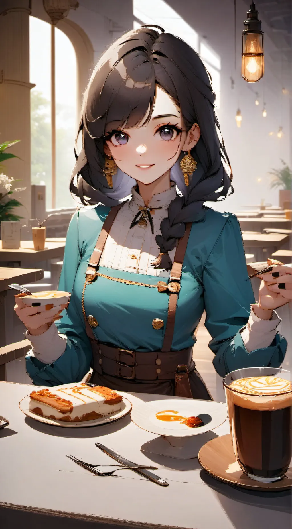 ai character: Océane  background