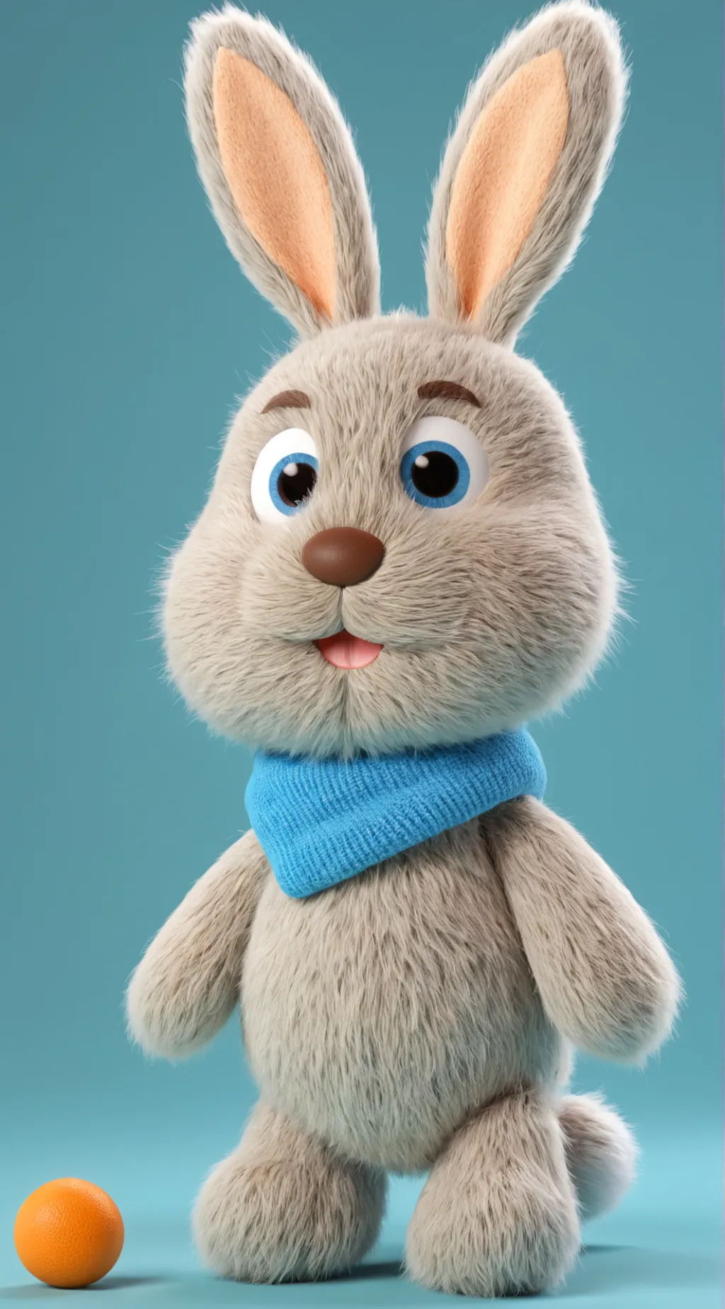 ai character: baby bunny boy  background