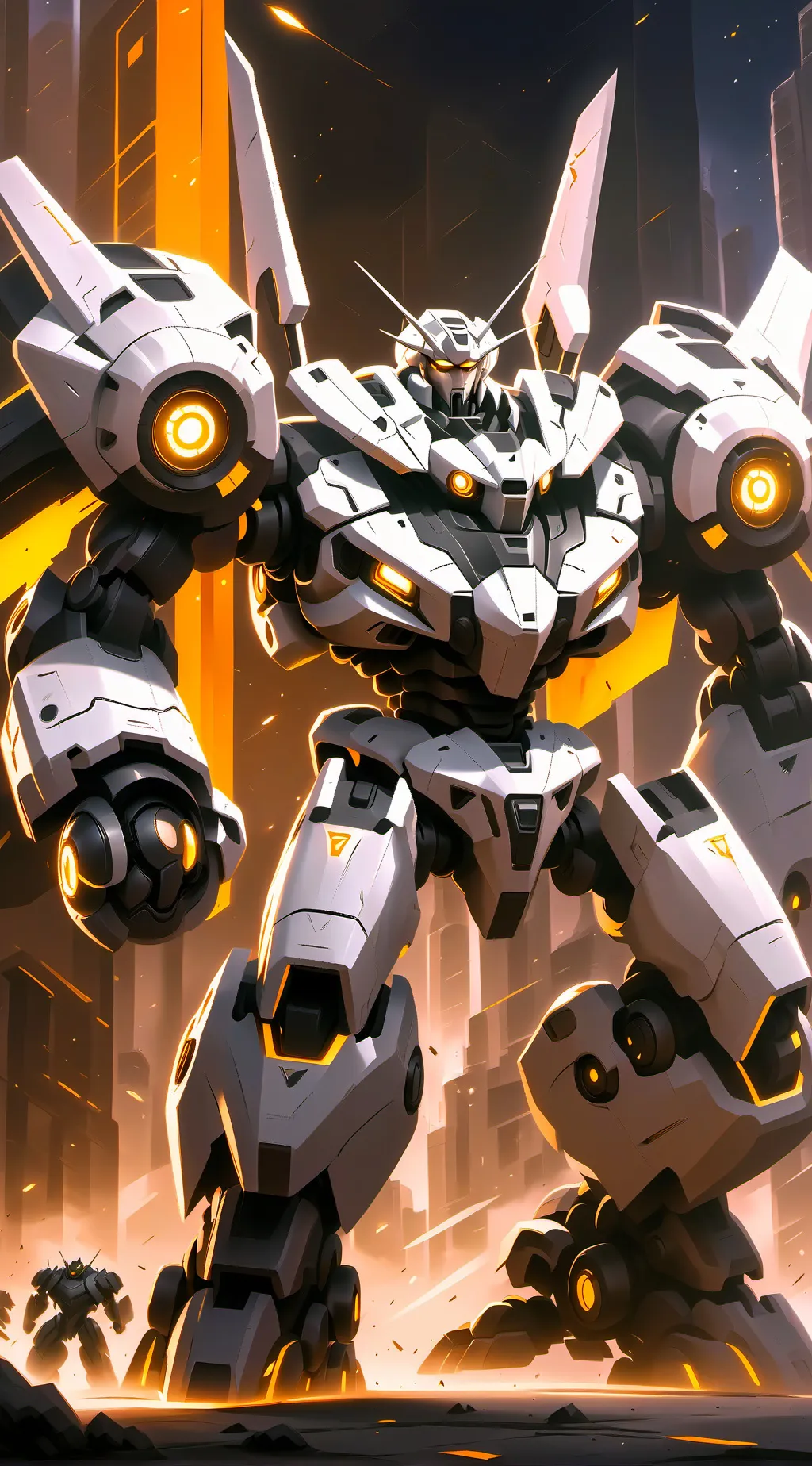 ai character: Metroplex  background