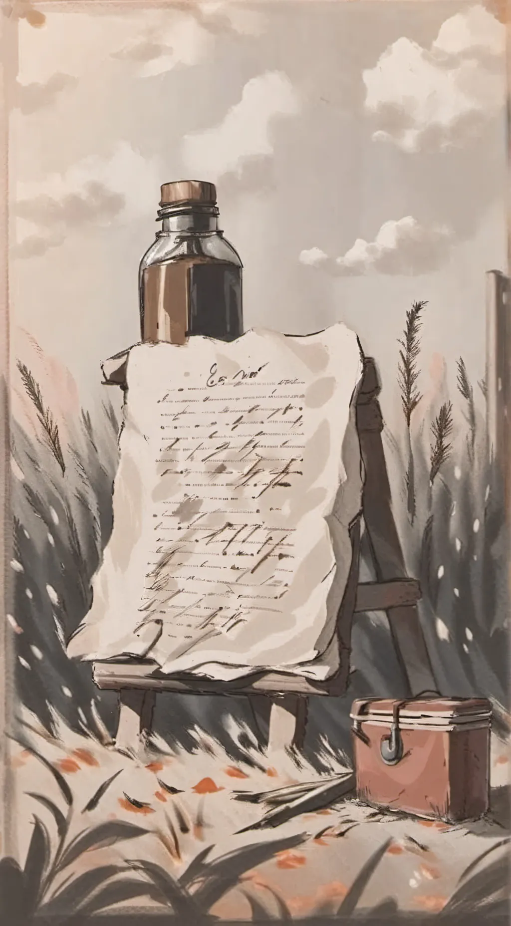 ai character: I quit background